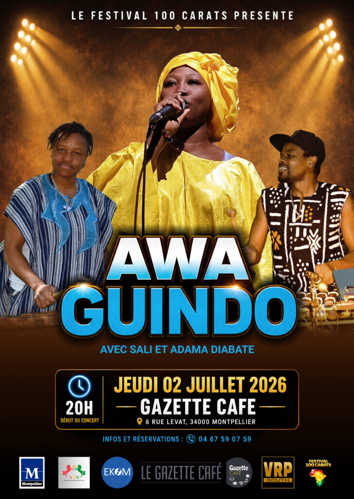 Awa Guindo au Gazette café
